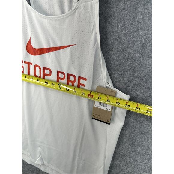 NWT NIKE Steve Prefontaine STOP PRE TRIBUTE Tank Top Singlet FN3998-121 Men’s L - Picture 9 of 9